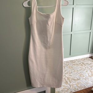 Fashion Nova thick tank white dress